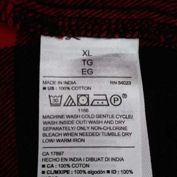 Old Navy Buffalo Plaid Pajama Pants XL Red Black - Picture 4 of 10